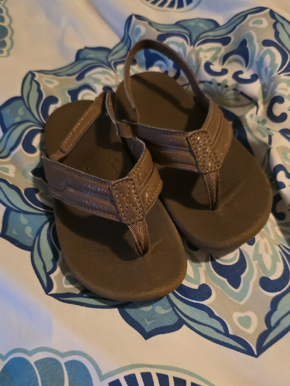 Kids Brown Thong Sandals - Comfortable Everyday Flip Flops